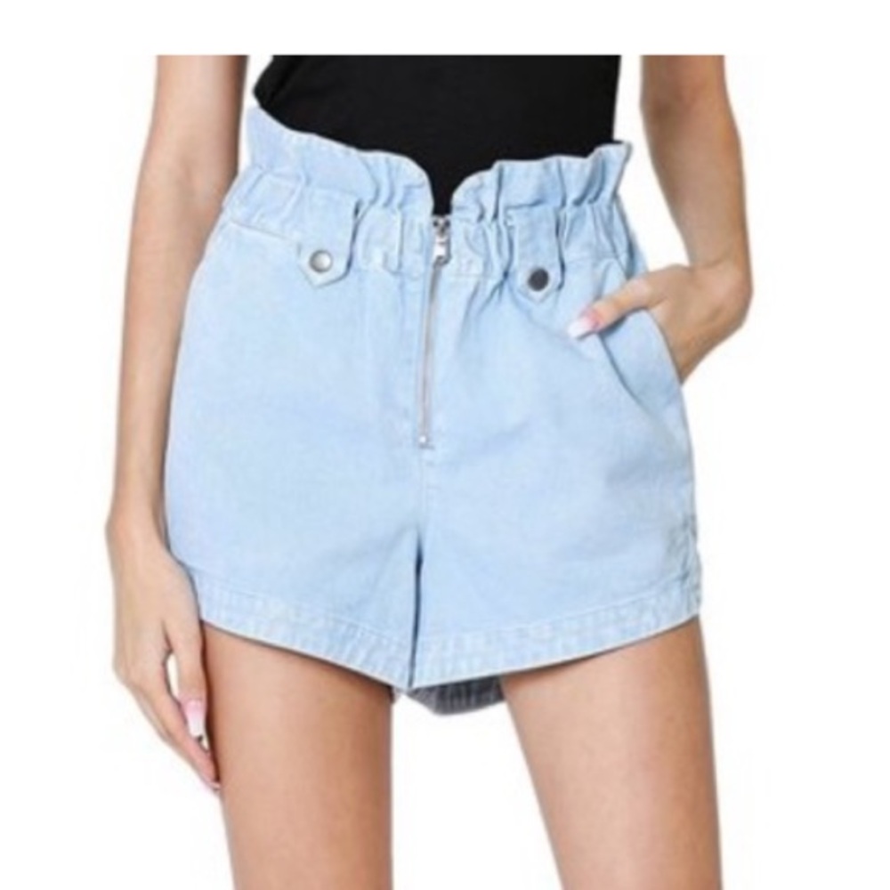 Sea New York Light Blue Jean Shorts